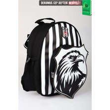 x Dekomus Lisanslı Beşiktaş Özel Tasarım 3D Kartal Küçük Boy Anaokul Çantası