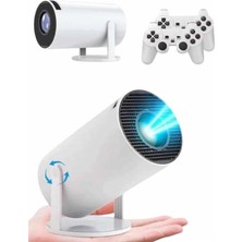 ENCO Mey Ithalat® 4K Wireless Çift Kollu Kumandalı Oyun Projeksiyonu Retro Video Oyunu Yeni Nesil