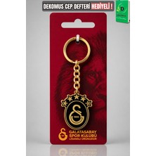 Fenerbahçe x Dekomus Lisanslı Galatasaray 5 Yıldız Siyah Gold Metal Anahtarlık "dekomus Cep Defteri Hediyeli"