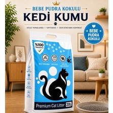 Cotyora Cat Litter 20 Lt Bebe Pudara Kokulu Kedi Kumu Tozsuz Topaklanan Koku Hapseden Doğal Kedi Kumu