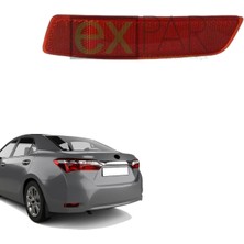Expar Oto Toyota Corolla Arka Tampon Reflektörü Sol Taraf 2014 - 2017 Model Corolla Arka Kedi Gözü