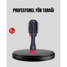 Mossem 220°C Profesyonel Fön Tarağı – Negatif Iyon Teknolojili, 3 Isı Kademeli, 1200W