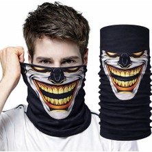 Mossem Joker Gülüşlü Baf Maske – Çok Amaçlı Boyunluk Bandana 3 No