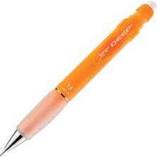 Bg Store Mekanik Kurşun Kalem 1.3mm, Kalın Gövde, Yumuşak Grip, Fosforlu Turuncu