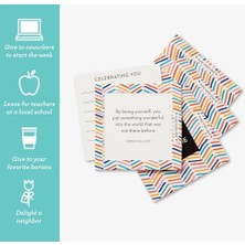 Bg Store Compendium Thoughtfulls Pop-Open Kartlar 4'lü Paket - You're Awesome, You Matter, You're Wonderful, Yay You | 120 Pop-Open Kart, Her Birinin Içinde Farklı Bir Mesaj Bulunur 10675