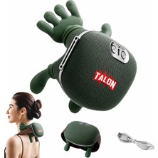 TALON Tln2 Boyun Masaj Aleti Yoğurmalı Omuz ve Sırt Masaj Cihazı Isıtmalı Type-C Şarjlı Derin Dokulu 3D