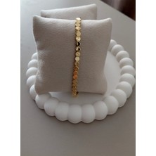 Değişik Aksesuar 14K Petek Model Bileklik