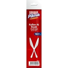 Bg Store Piknik Plastik Bıçak 10'lu