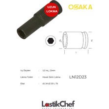 Osaka 23 mm1/2" Derin Lokma