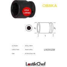 Osaka 38 mm 3/4 Lokma