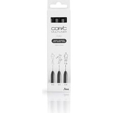 Bg Store Copic Multılıner Siyah 3lü Set - Medium
