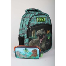 Jurassic World x Dekomus "t-Rex Force Collection" Jurassıc World Lisanslı Okul ve Kalem Çantası Seti