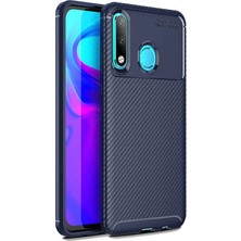 Voyo Huawei P30 Lite Kılıf Karbon Koruyucu Yumuşak Silikon Nero Kapak