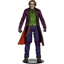 Bg Store Mcfarlane Toys - Dc Multiverse Joker (Kara Şövalye) 7" Aksiyon Figürü (Deluxe Tiyatro Sürümü)