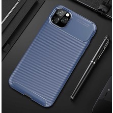 Voyo Apple iPhone 11 Pro Kılıf Karbon Koruyucu Yumuşak Silikon Nero Kapak