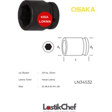 Osaka 32 mm 3/4 Lokma