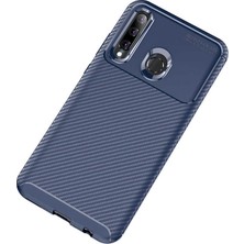 Voyo Huawei Honor 20 Lite Kılıf Karbon Koruyucu Yumuşak Silikon Nero Kapak