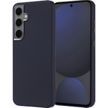 Voyo Samsung Galaxy S24 Fe Karbon Kılıf Kaplama Kapak Kaliteli ve Şık