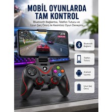 Dunai Kablosuz Oyun Kolu Bluetooth Joystick Gamepad Android Uyumlu