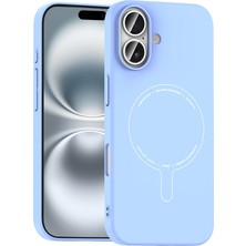 Voyo iPhone 16 Uyumlu Kılıf Mg-Safe Şarj Özellikli Kamera Korumalı Sert Pc Mat Kapak
