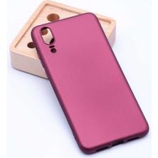 Voyo Huawei P20 Kılıf Soft ve Pürüzsüz Yüzeyli Ipeksi Silikon Kapak