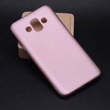 Voyo Samsung Galaxy J7 Duo Kılıf Soft ve Pürüzsüz Yüzey Ipeksi Silikon Kapak Hopy