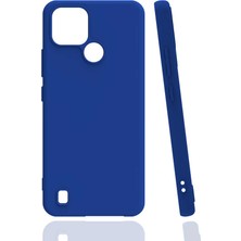 Voyo Realme C21 Kılıf Soft ve Pürüzsüz Yüzey Ipeksi Silikon Kapak Hopy