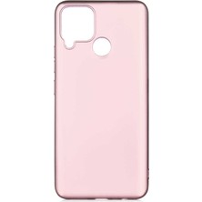 Voyo Realme C25 Kılıf Soft ve Pürüzsüz Yüzey Ipeksi Silikon Kapak Hopy