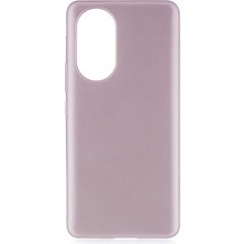 Voyo Huawei Honor 50 Kılıf Soft ve Pürüzsüz Yüzeyli Ipeksi Silikon Kapak