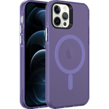 Voyo iPhone 12 Pro Max Mat Kapak Magsafe Manyetik Sağlam Kılıf Voyo-Rop