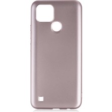Voyo Realme C21 Kılıf Soft ve Pürüzsüz Yüzey Ipeksi Silikon Kapak Hopy