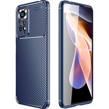 Voyo Xiaomi Redmi Note 11 Kılıf Karbon Koruyucu Yumuşak Silikon Nero Kapak