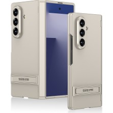 Voyo Samsung Galaxy Z Fold 7 Standlı Rubber Kılıf Çift Parça Koruyucu