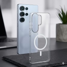 Voyo Samsung Galaxy S26 Ultra Kılıf Koruyucu Kapak Mg-Safe Şeffaf Sararma Karşıtı