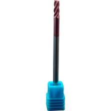 Tissenbach Peak Serisi 3mm Uzun Boy Karbür Parmak Freze TiSiN Kaplamalı (62 HRC - 20mm Kesme Boyu / 75mm Tam Boy) - 4 Ağızlı CNC Kesici Uç