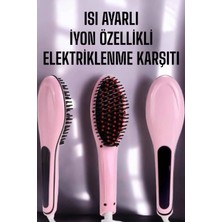 Mossem Saç Düzleştirici Tarak Isı Ayarlı Yıpranma Önleyici Düzleştirici Fön Tarak