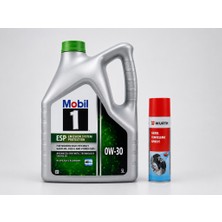 Mobil 1 Esp 0W-30 Motor Yağı 5 Litre + Würth Balata Spreyi 500 ml