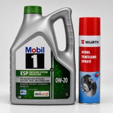 Mobil 1 Esp X2 0W-20 Motor Yağı 5 Litre + Würth Balata Spreyi 500 ml