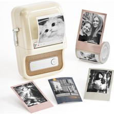 Brf Store Yavuzsell Nıımbot Etiketleme Makinesi B21 Pro, Hd 300DPI Etiket Yazıcısı, Büyük Kendinden Yapışkanlı