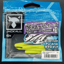 Jackall Deka Kibina-Go 2.5’’ (6.35 Cm) Glow Chart Silikon Yem