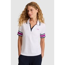 U.s. Polo Assn. Kadın Beyaz Tişört 50323543-VR013