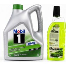 Mobil 1 Esp 5W-30 Motor Yağı 4 Litre + Oto Şampuan 1000 ml