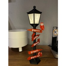 Dekor Atölye Harry Potter Sokak Lambası LED Masa Lambası | Dekoratif Gece Lambası