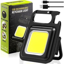 Brf Store Yavuzsell Orret Home Anahtarlık Şeklinde Metal Kasa Cob Kare Fener – Kamp & Outdoor Suya Dayanıklı M
