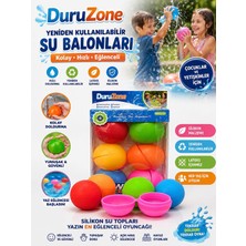 Duruzone Su Topu 3 Lü. Elastik top renkli