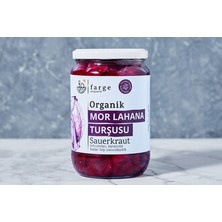 Montreal Organik Sauerkraut Mor Lahana Turşusu 600 G ( 1 Adet )