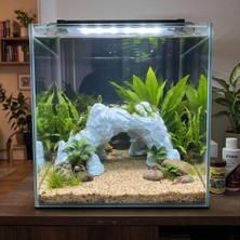 Kanki Pet 3D Petg Akvaryum Kaya Taş Köprü Dekoru Batabilen Süs KP3D20512