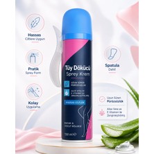 Bezos Tüy Dökücü Sprey Krem 150 ml Hassas Ciltler Için Bacak ve Vücut Bölgesi Pratik Kullanım