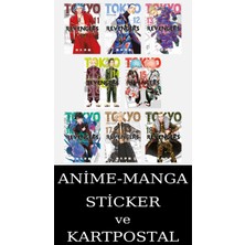 Gerekli Şeyler Yayıncılık Tokyo Revengers 11-12-13-14-15-16-17-18 Manga Seti (8 Kitap) / Anime-Manga Sticker ve Kartpostal Hediyeli