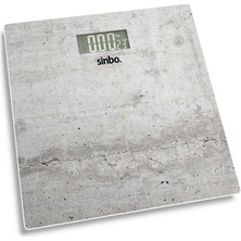 Brf Store Yavuzsell Sinbo SBS-4451 Banyo Baskülü, Dijital Cam Mermer Renk